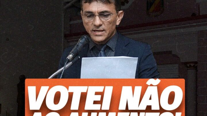 Mano do Som vota contra aumento dos salários dos vereadores na Câmara de Caruaru