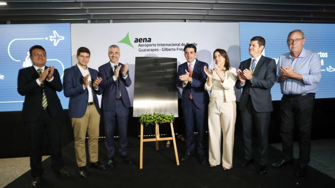 Governadora Raquel Lyra participa de inauguração da ampliação do Aeroporto do Recife e projeta crescimento do turismo do Estado em 20% em 2024