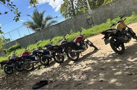 Desmanche de motos: sete motos são recuperadas