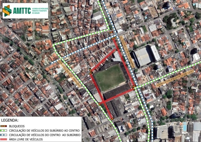 Central x Náutico terá bloqueio de ruas e avenidas em Caruaru nesta quarta-feira (24) Central x Náutico terá bloqueio de ruas e avenidas em Caruaru nesta quarta-feira (24)