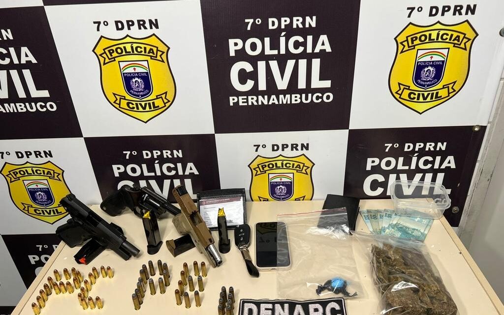 Acusado em Caruaru, por tráfico de drogas e homicídio, é preso no Litoral Sul-PE Acusado em Caruaru, por tráfico de drogas e homicídio, é preso no Litoral Sul-PE