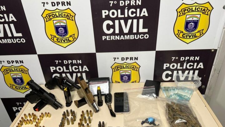 Acusado em Caruaru, por tráfico de drogas e homicídio, é preso no Litoral Sul-PE