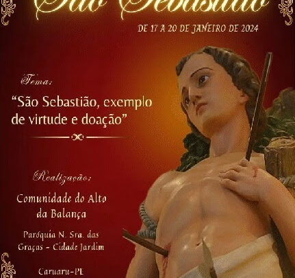 Festa de São Sebastião no Alto da Balança começa nesta quarta-feira (17)
