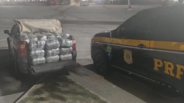 PRF apreende e 162 Kg de maconha na BR 232