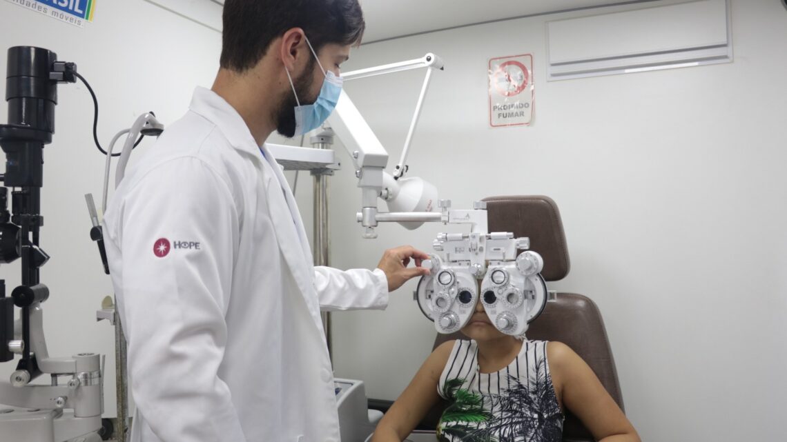 Hospital do Câncer promove ação para atendimento oftalmológico dos pacientes Hospital do Câncer promove ação para atendimento oftalmológico dos pacientes