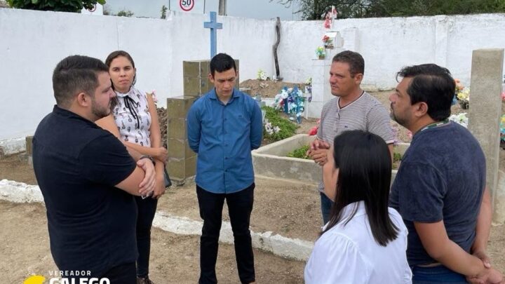 Visita técnica ao Cemitério da Vila Lajes que passará por reforma e ampliação