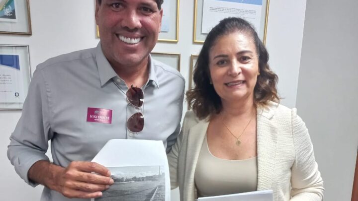 Na Alepe, Júnior Letal pede a Simone Santana emenda para campo de futebol e apoio para construção de passarela na BR-232