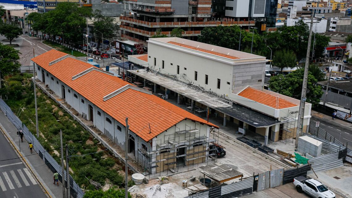 Obra de revitalização da Estação Ferroviária será entregue antes do São João Obra de revitalização da Estação Ferroviária será entregue antes do São João