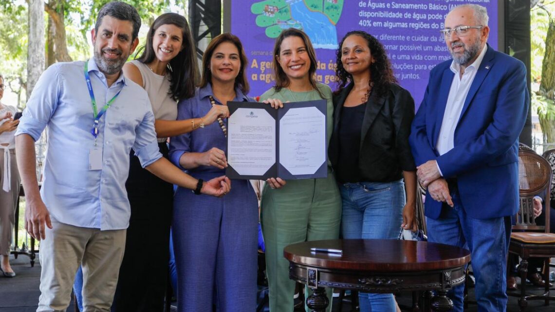 No Dia Mundial da Água, governadora Raquel Lyra anuncia investimentos de R$ 52 milhões em obras para reforçar o abastecimento do Grande Recife No Dia Mundial da Água, governadora Raquel Lyra anuncia investimentos de R$ 52 milhões em obras para reforçar o abastecimento do Grande Recife