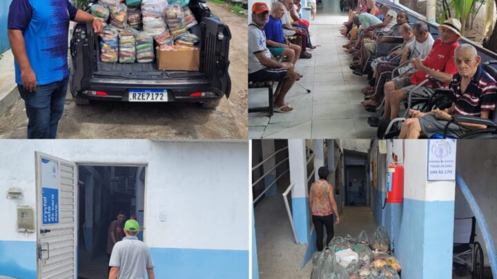 Páscoa Solidária promovida pelo Colégio Jesus Salvador beneficiou lar de idosos em Encruzilhada de São João