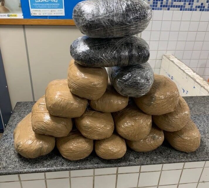 PMPE apreende quase 17kg de maconha pronta para o consumo