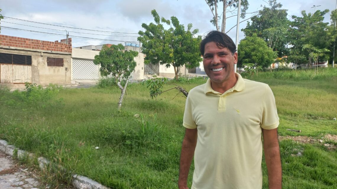 Júnior Letal pede ao prefeito Rodrigo Pinheiro melhorias na área onde é realizado o Maior Quentão, no Adalgisa Nunes