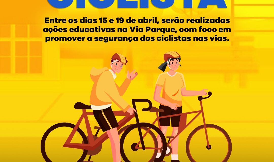 AMTTC promove ações educativas em celebração ao Dia Internacional do Ciclista