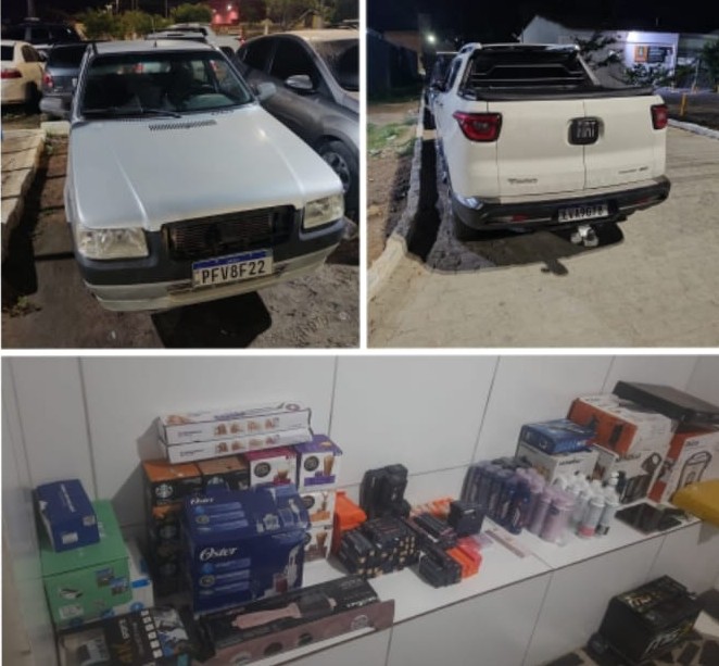 Casal é preso e Fiat Uno furtado é recuperado pela PM