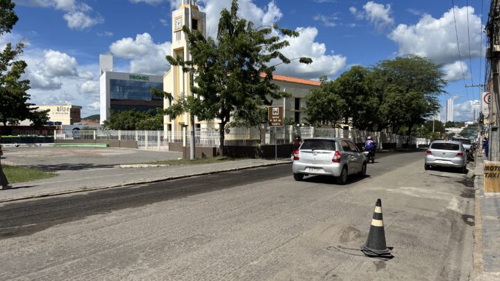 Ruas no entorno da Praça do Rosário são interditadas para obra de recapeamento nesta segunda-feira (08)