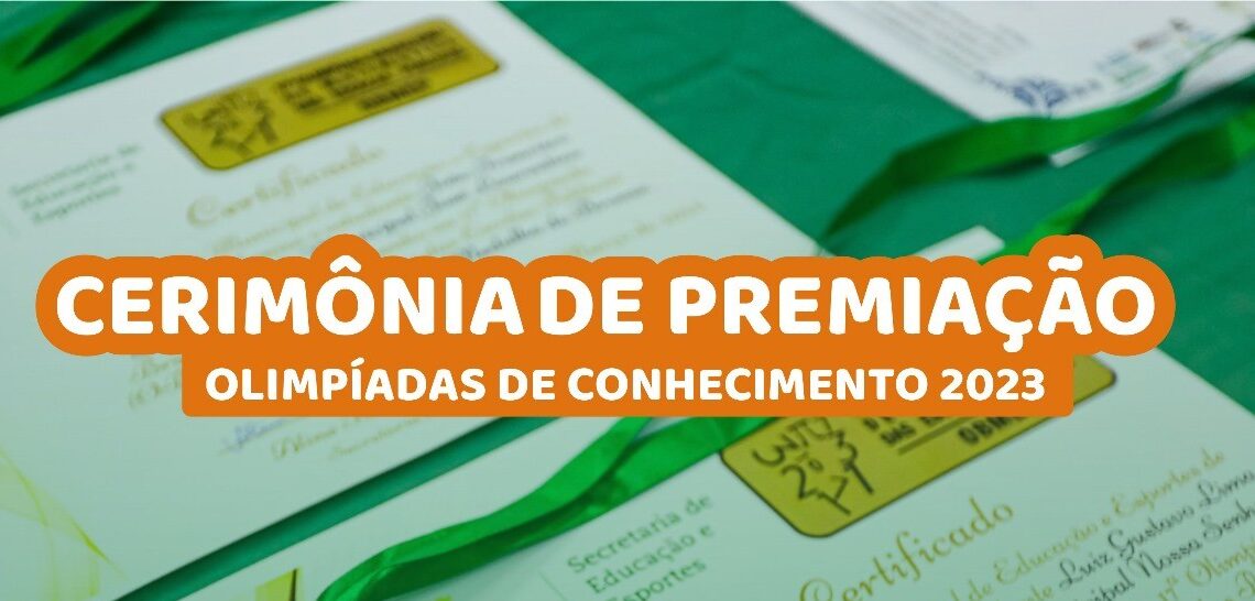 Estudantes da rede municipal serão premiados nas Olimpíadas dos Conhecimentos, refletindo momento atual da educação caruaruense