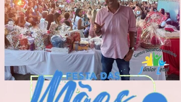 Júnior Letal realiza festa para as mães neste domingo no bairro Agamenon