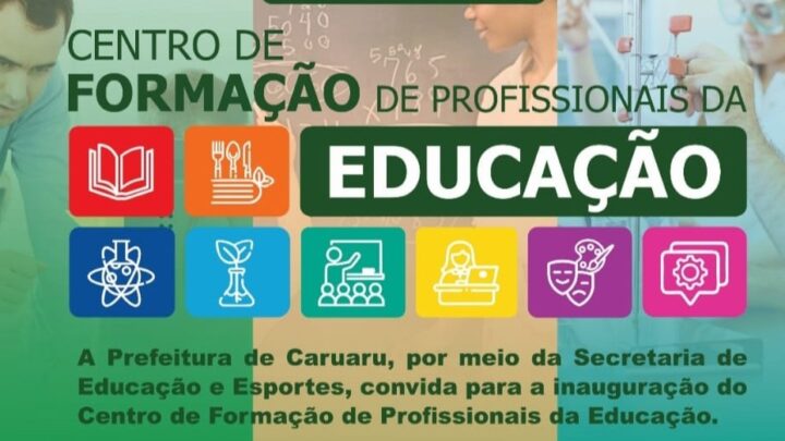 Inauguração do Centro de Formação de Profissionais da Educação acontece nesta segunda (27)