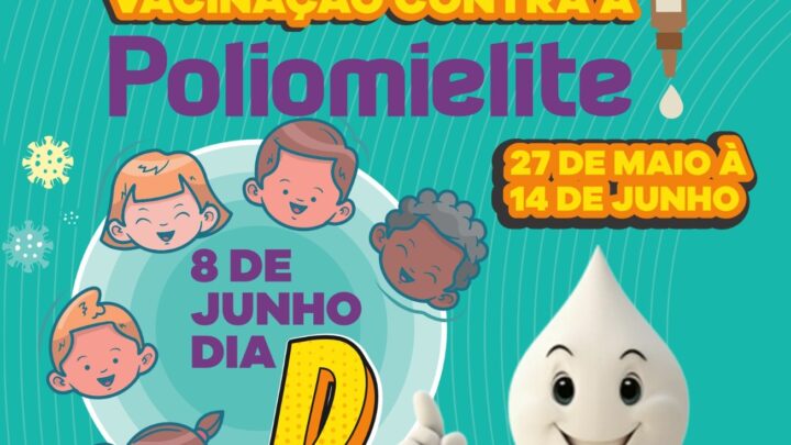 Caruaru inicia Campanha Nacional de Vacinação contra a Poliomielite nesta segunda (27)