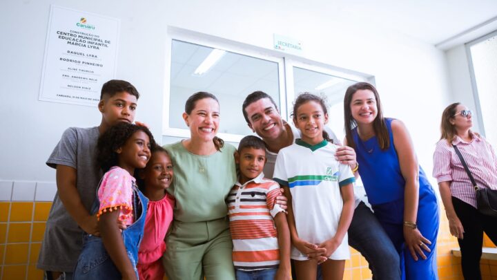 Prefeito Rodrigo Pinheiro inaugura creche Márcia Lyra, no Loteamento Fernando Lyra