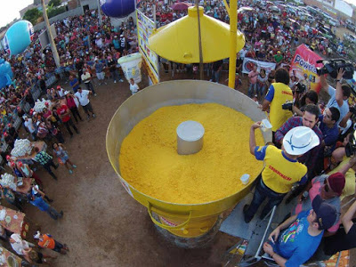 Cinco festas de comidas gigantes em Caruaru neste fim de semana; Confira