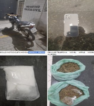 Homem é preso com drogas em Santa Cruz do Capibaribe