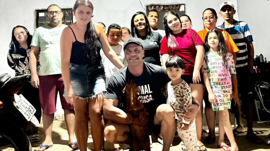 Anderson Correia inicia campanha recebendo apoio no bairro Cidade Jardim