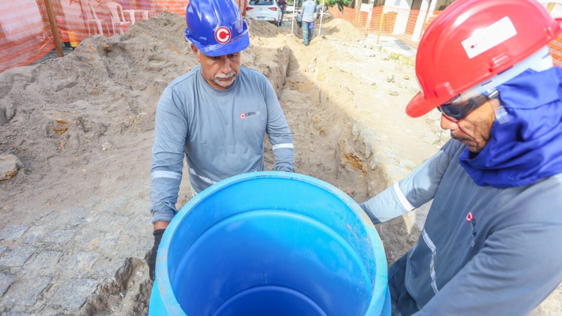 Governo-PE inicia implantação da 1ª etapa do Sistema de Esgotamento Sanitário de Porto de Galinhas Governo-PE inicia implantação da 1ª etapa do Sistema de Esgotamento Sanitário de Porto de Galinhas