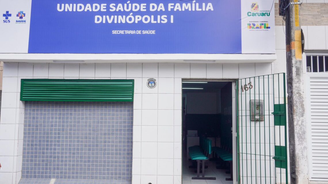 Prefeitura de Caruaru implanta nova Unidade Básica de Saúde da Família no bairro Divinópolis I