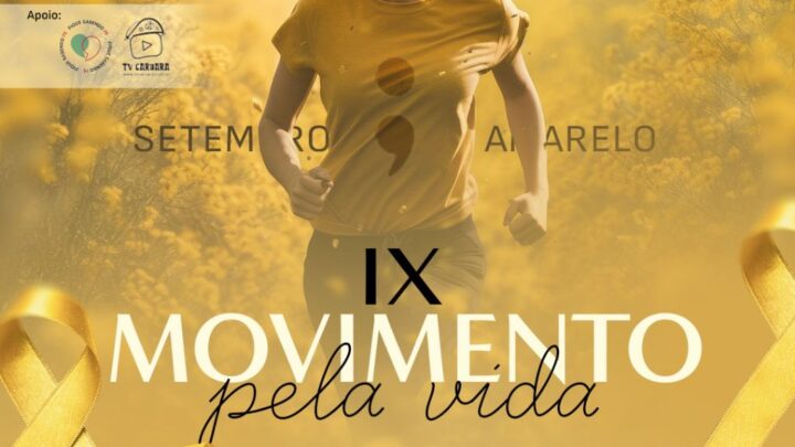 Setembro Amarelo: IX Movimento pela Vida será realizado neste domingo (22)