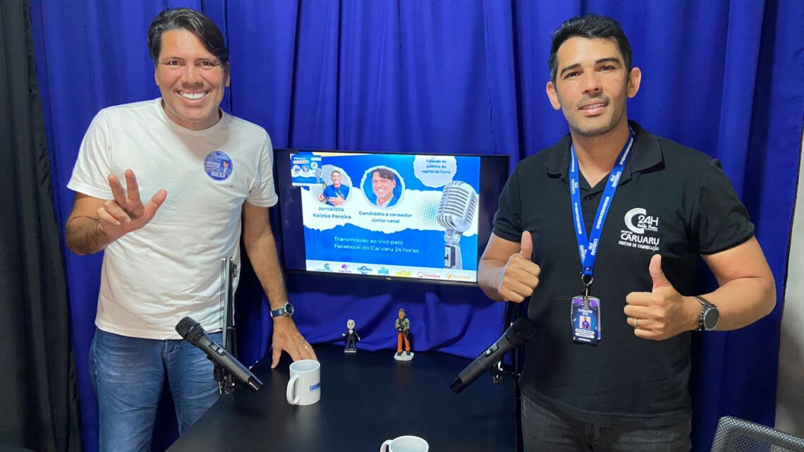 Junior Letal participou neste sábado (21), do Podcast com o jornalista Kalebe Pereira Junior Letal participou neste sábado (21), do Podcast com o jornalista Kalebe Pereira