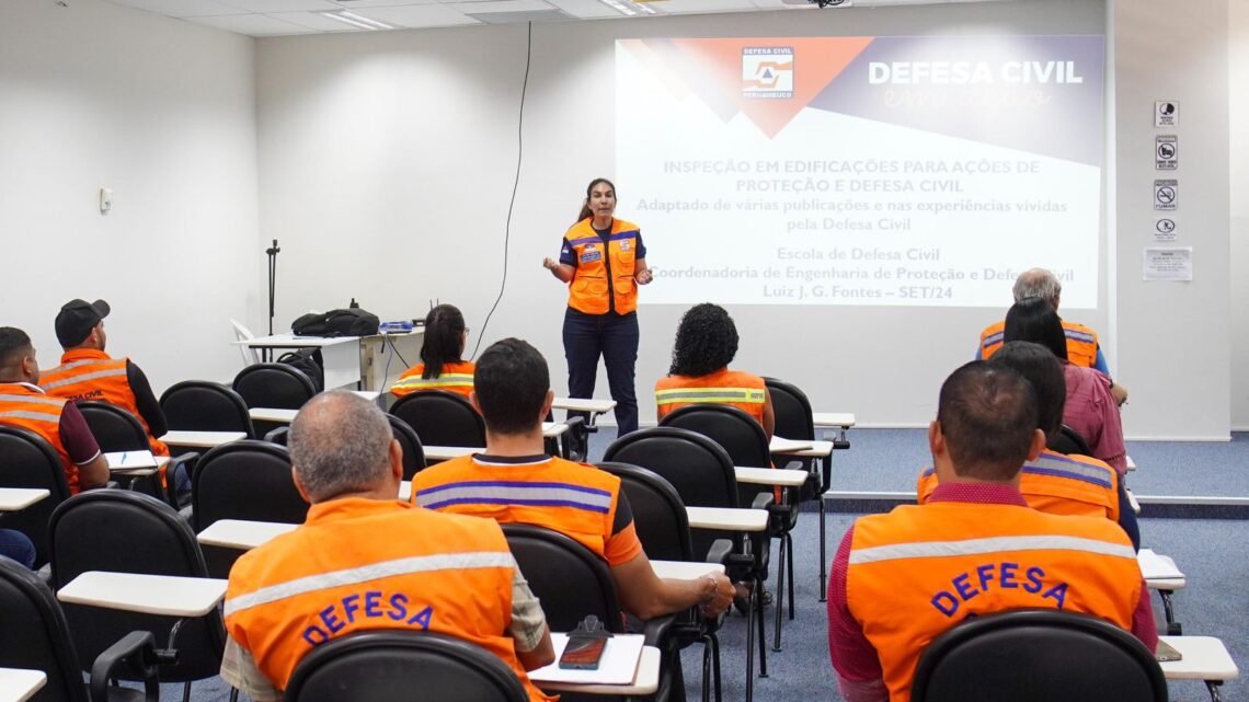 Agreste do Estado recebe capacitação da Defesa Civil para detectar anomalias em edificações Agreste do Estado recebe capacitação da Defesa Civil para detectar anomalias em edificações