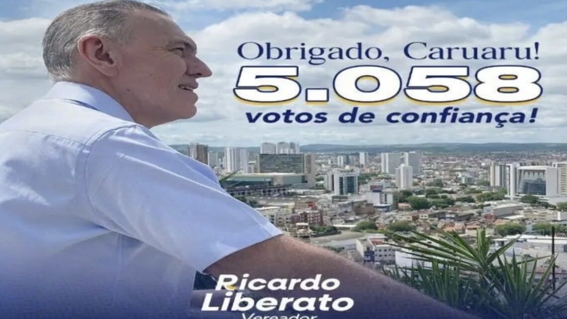 Escudeiro da governadora Raquel Lyra e aliado do prefeito Rodrigo Pinheiro vereador Ricardo Liberato  um nome promissor a presidência da Câmara de Caruaru em 2025