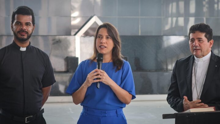 Governadora Raquel Lyra entrega nova coberta do Santuário do Morro da Conceição