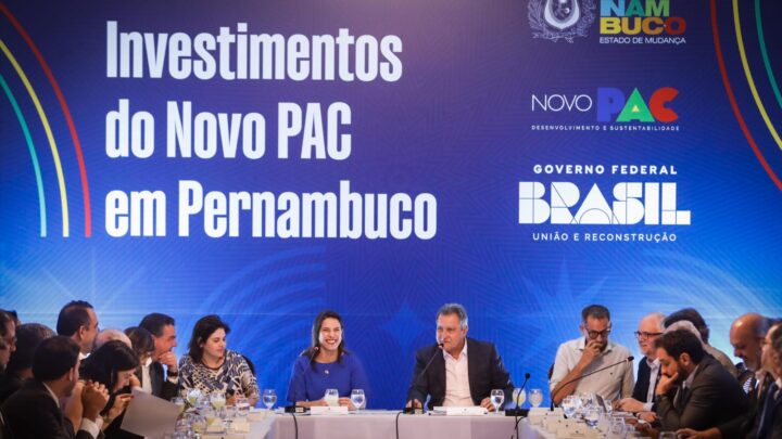 Em reunião, governadora Raquel Lyra e ministro Rui Costa realizam alinhamentos para as obras do Novo PAC em Pernambuco