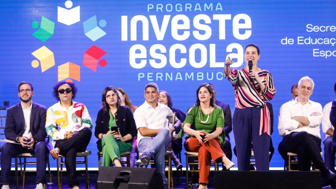 Governadora Raquel Lyra autoriza repasse de R$ 50 milhões para o Programa Investe Escola, que garante melhorias nas unidades de ensino estaduais