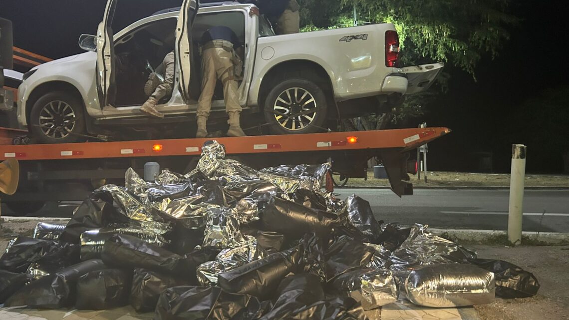 PRF apreende 112,5 Kg de “supermaconha” na BR 232 PRF apreende 112,5 Kg de “supermaconha” na BR 232