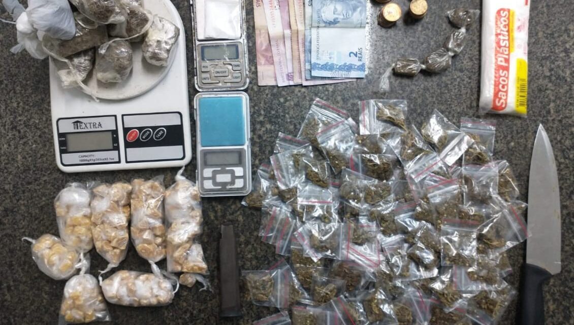 CIPMoto prende suspeitos por tráfico de drogas