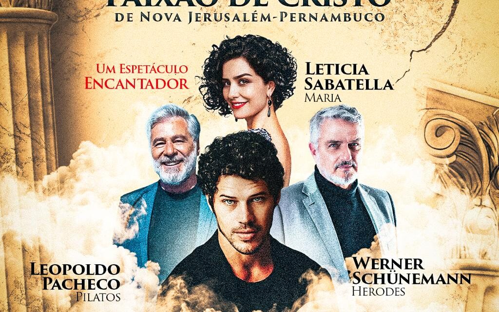 Veja quem são os artistas da Paixão de Cristo 2025 em Nova Jerusalém