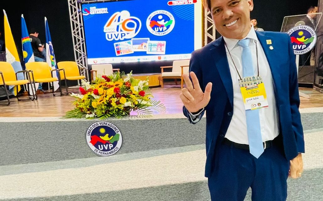 Vereador eleito por Caruaru, Júnior Letal, participa do Congresso da UVP, em Triunfo