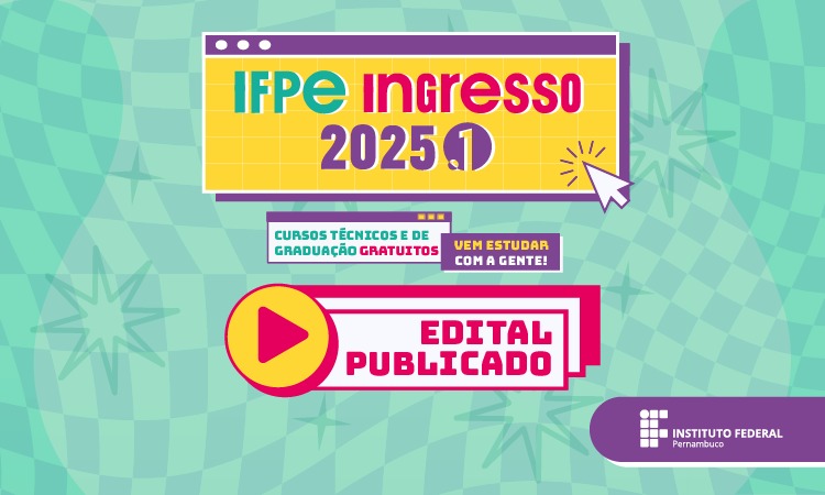IFPE Caruaru oferta 190 vagas em cursos técnicos e de graduação gratuitos