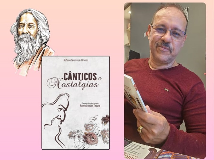 Robson Santos faz o lançamento do livro Cânticos e Nostalgias Robson Santos faz o lançamento do livro Cânticos e Nostalgias