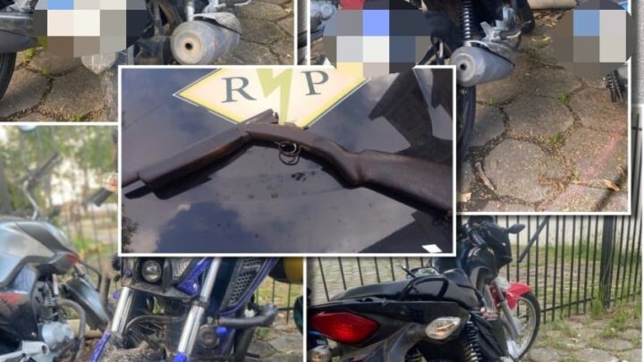 PM prende dois suspeitos e recupera motos roubadas