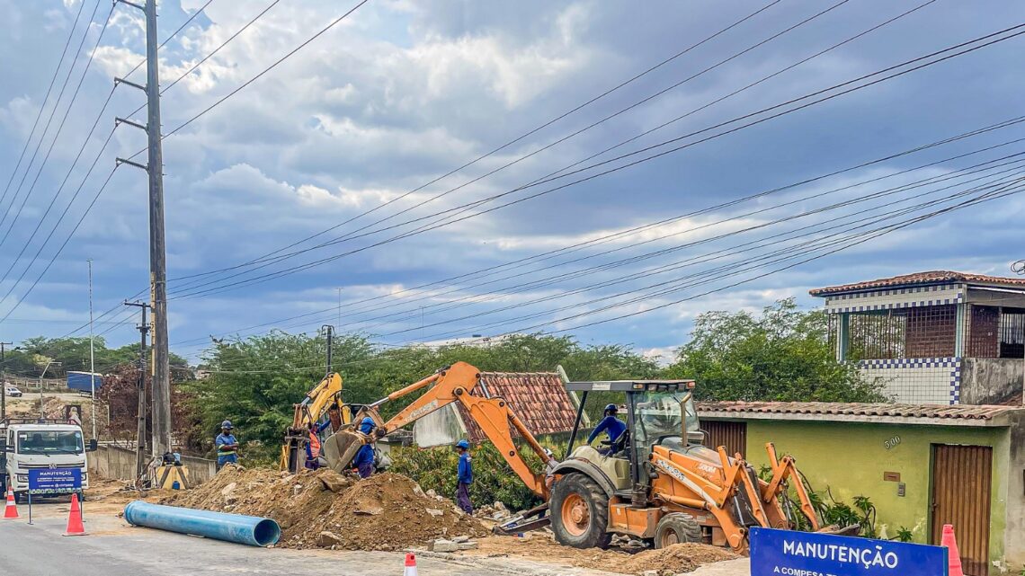Compesa executa obras em Caruaru, para preservar Barragem de Jucazinho Compesa executa obras em Caruaru, para preservar Barragem de Jucazinho