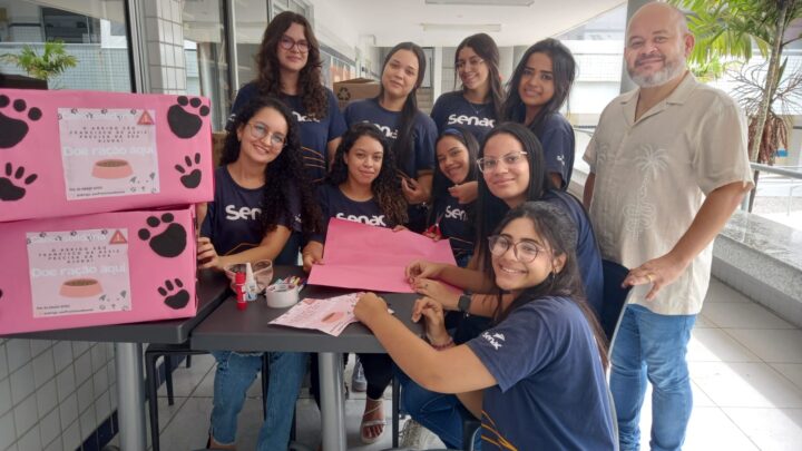 Estudantes do Senac fazem campanha para ajudar abrigo de animais em Caruaru