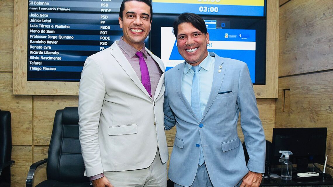 Vereador Júnior Letal reafirma parceria com o prefeito Rodrigo Pinheiro