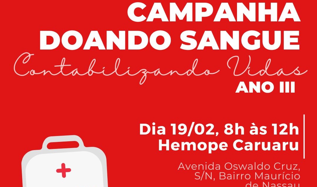 Accape promove Campanha “Doando Sangue, Contabilizando Vidas” pelo terceiro ano consecutivo Accape promove Campanha “Doando Sangue, Contabilizando Vidas” pelo terceiro ano consecutivo