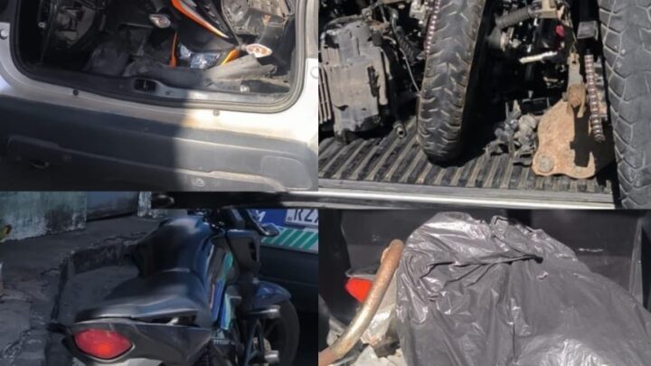 PM descobre desmanche de motos e mulher é presa