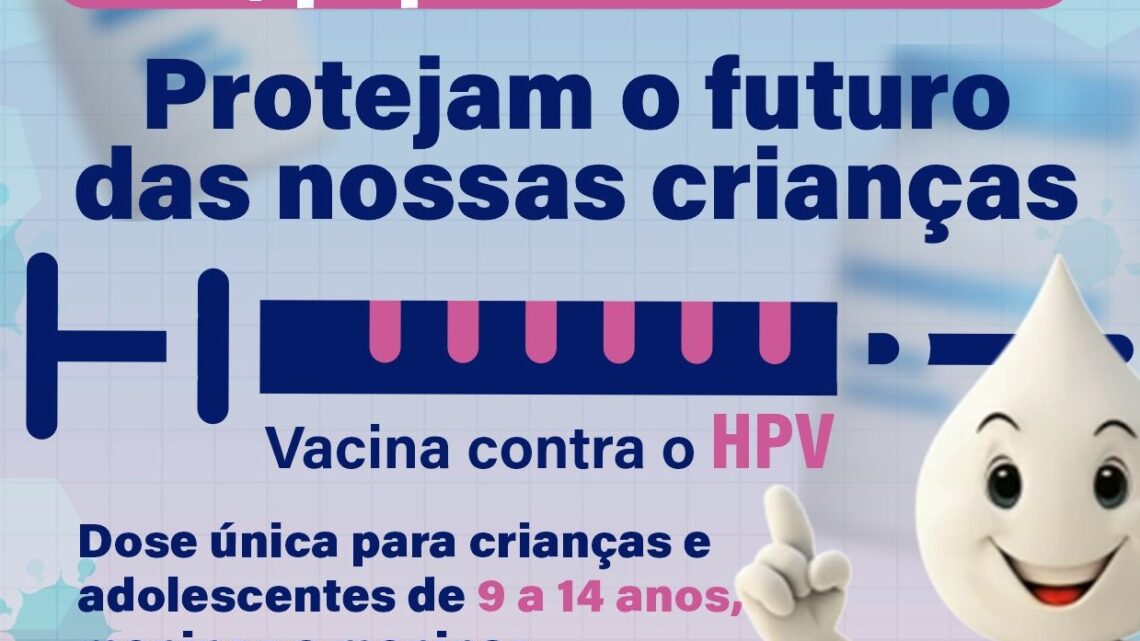 Secretaria de Saúde intensifica vacinação contra o HPV para crianças e adolescentes em Caruaru