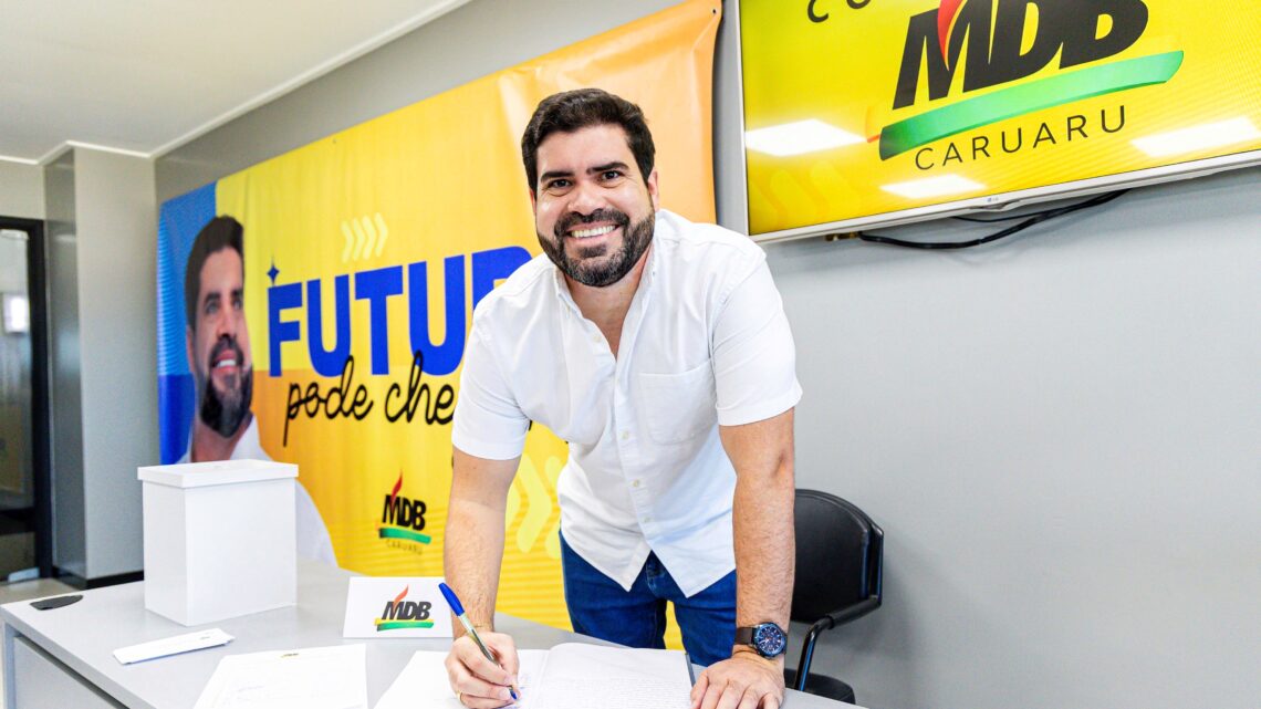 Tonynho é eleito presidente do Diretório do MDB Caruaru para o Biênio 2025/2027